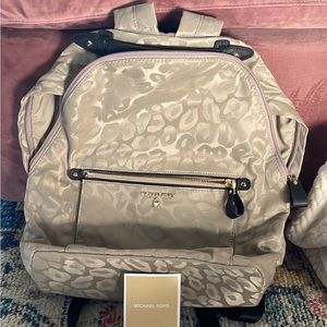 New gold Michael Kors Backpack